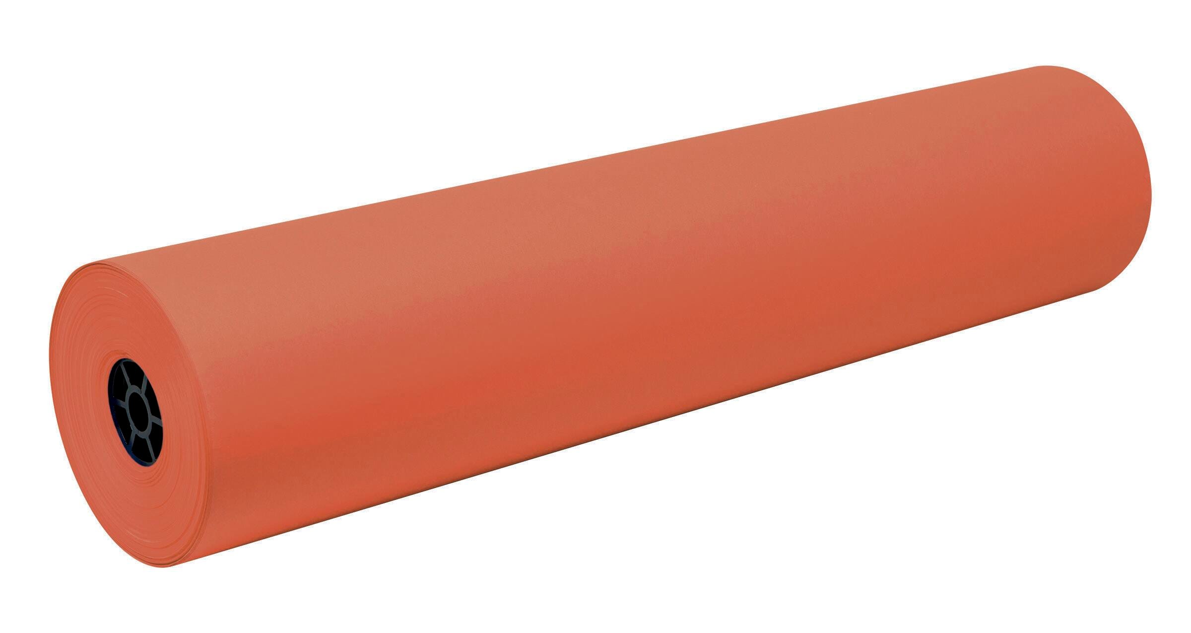Tru-Ray Art Roll, 36 Inches x 500 Feet, 76 lb, Orange 055051